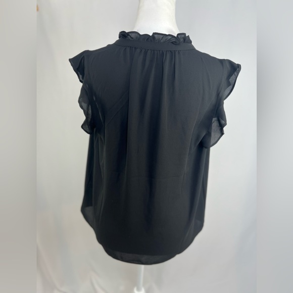 NEW / J.Crew Ruffle tie-neck top - Picture 2 of 3